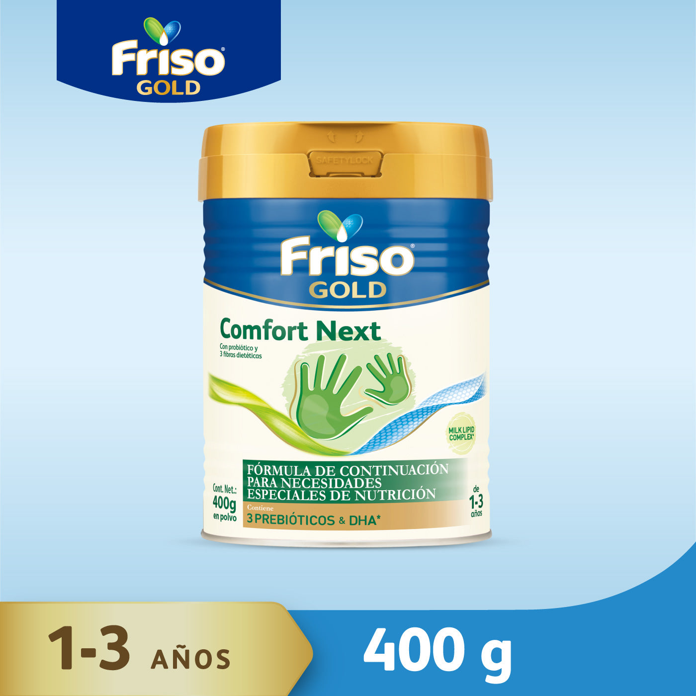 Friso Gold Comfort Next (1 A 3 Años) Lata C/ 400 Gr