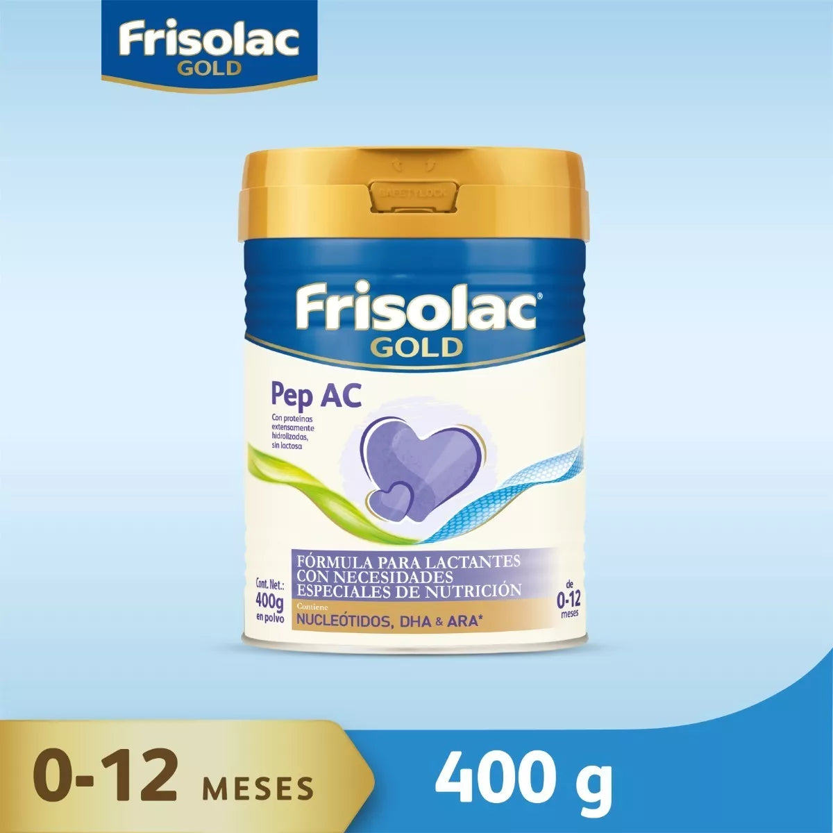 Frisolac Gold Pep A C (0 A 12 Meses) Lata Con 400 Gr