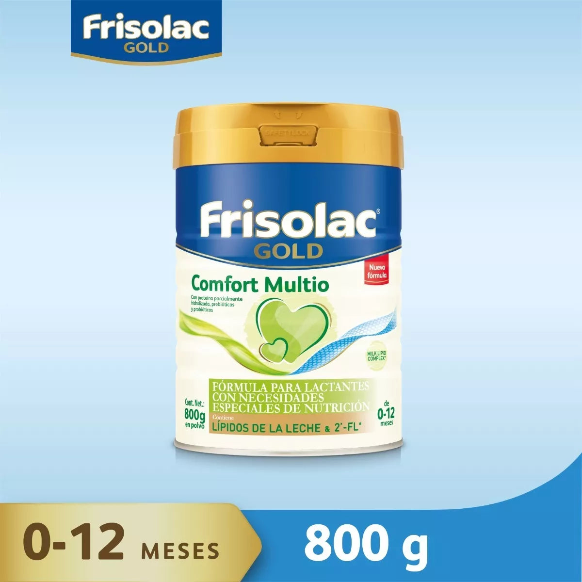 Frisolac Gold Comfort Multio (0-12 Meses) Lata C/ 800 Gr1