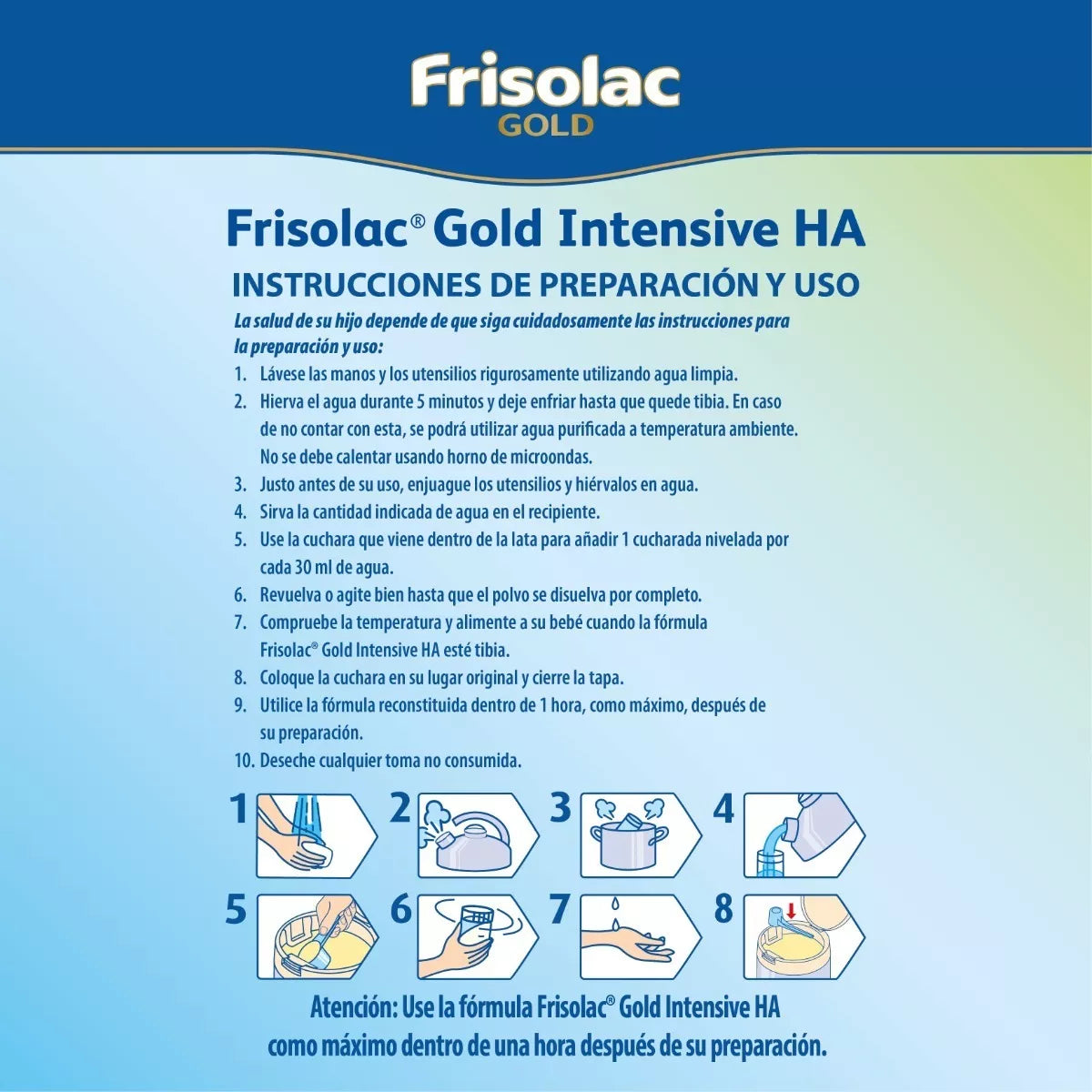 Frisolac Gold Intensive H A (0 A 12 Meses) Lata Con 400 Gr