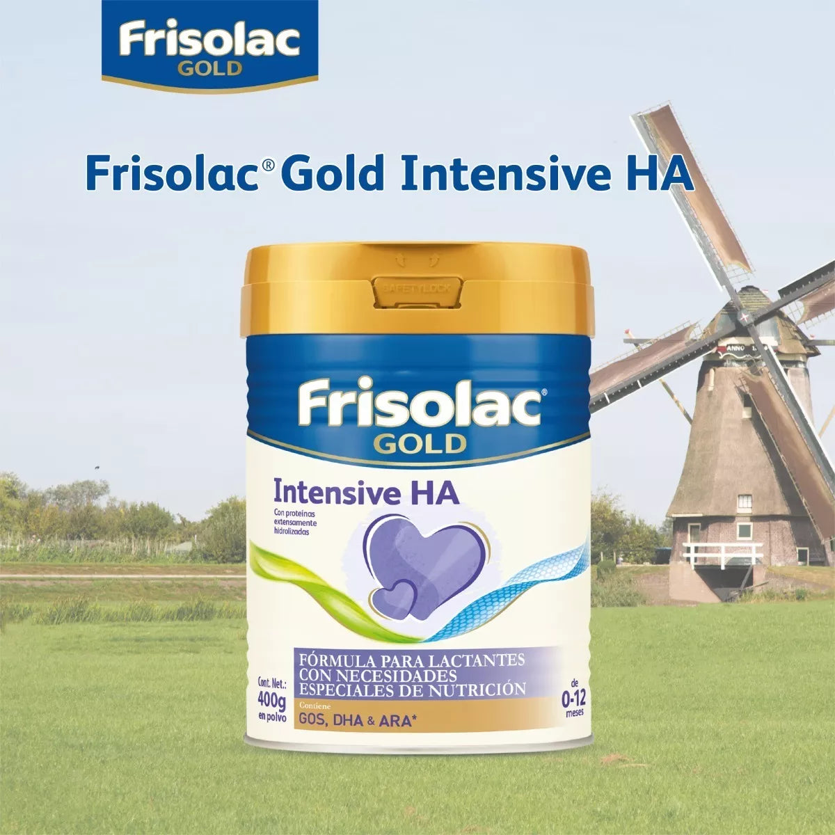 Frisolac Gold Intensive H A (0 A 12 Meses) Lata Con 400 Gr