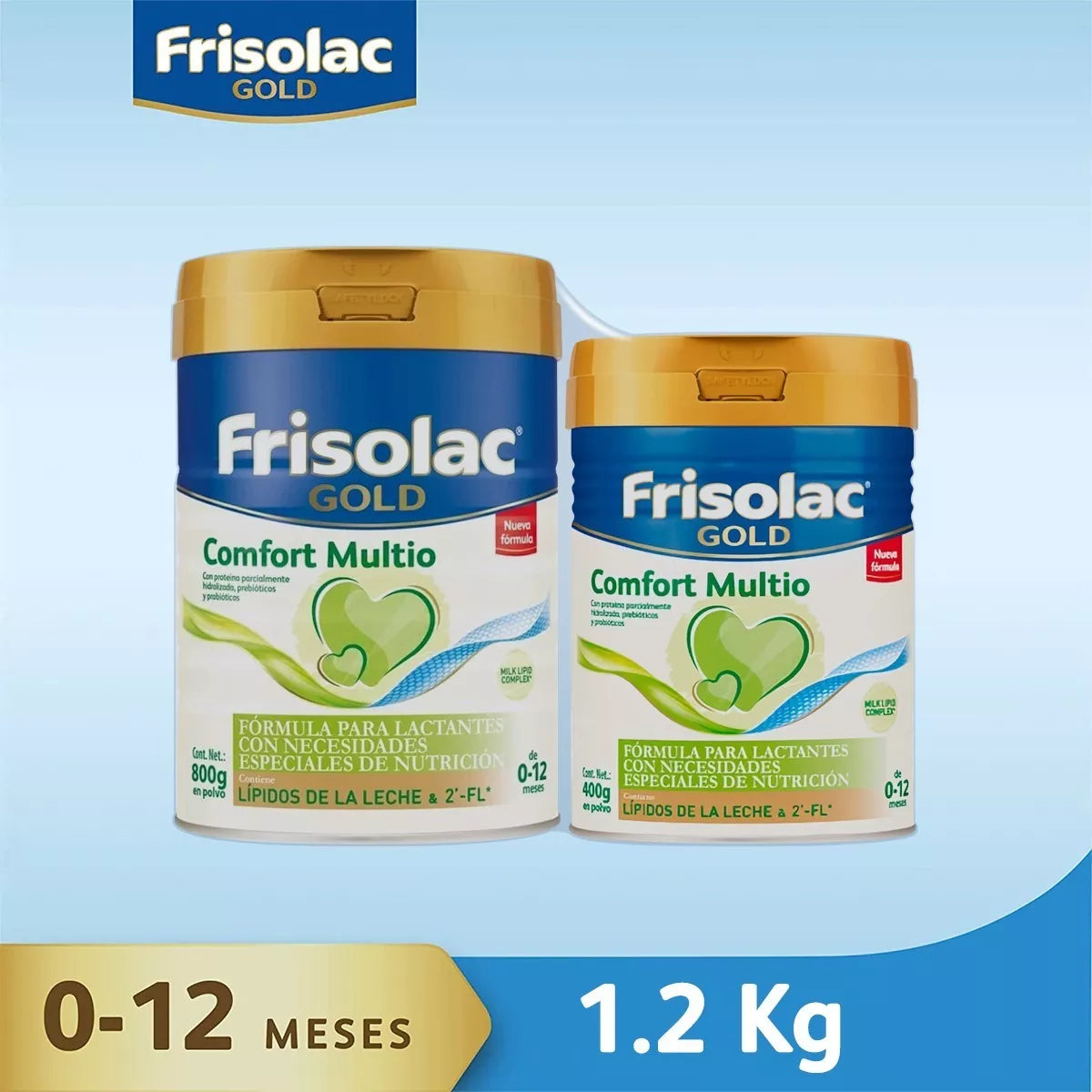 Frisolac Gold Comfort Multio (0-12 Meses) Pack C/ 1.2 Kg