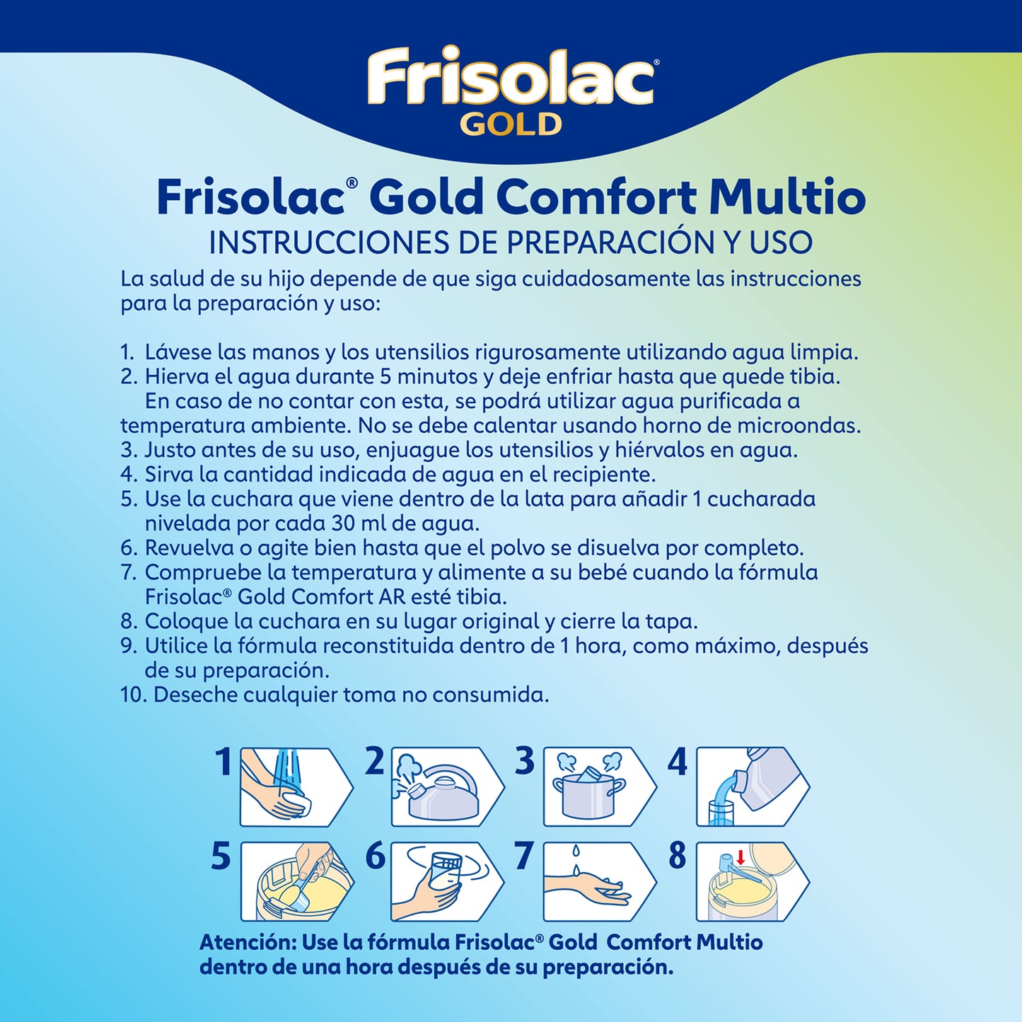 Frisolac Gold Comfort Multio (0-12 Meses) Pack C/ 1.2 Kg