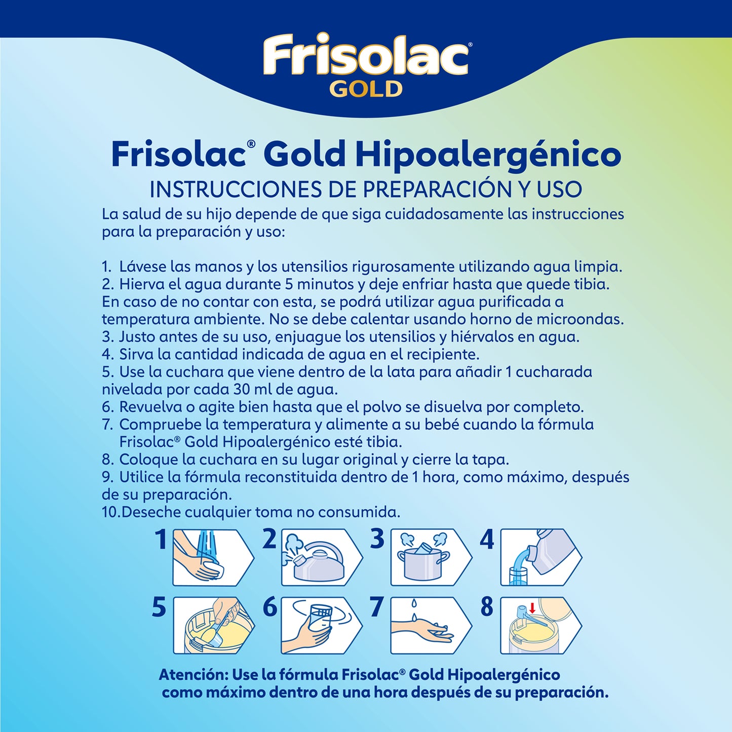 Frisolac Gold Hipoalergénico (0 A 12 Meses) Lata Con 400 Gr