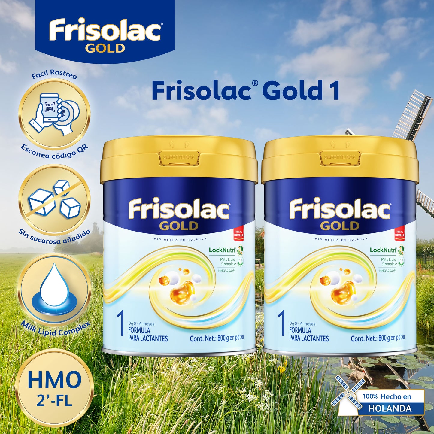 Frisolac Gold 1 (0-12 Meses) Pack C/ 1.6 Kg