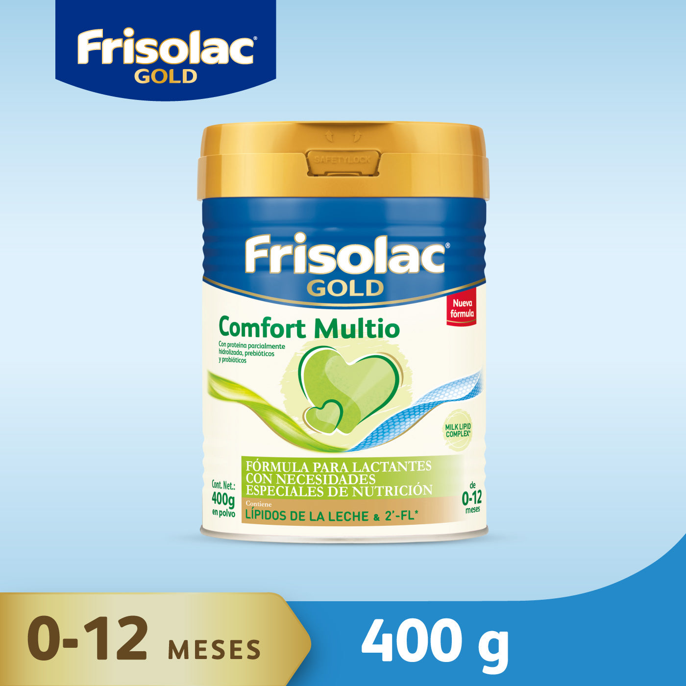Frisolac Gold Comfort Multio (0-12 Meses) Lata C/ 400 Gr