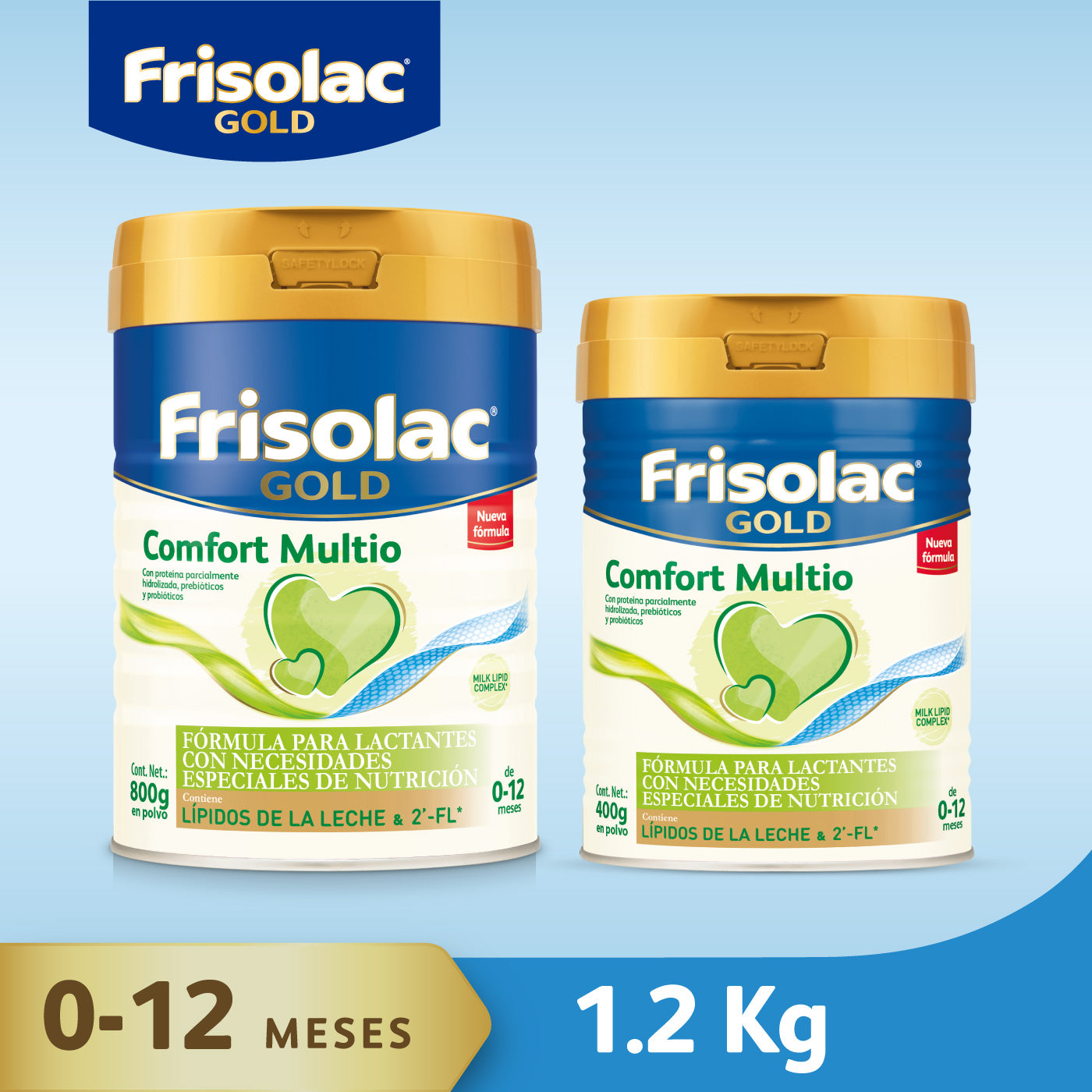 Frisolac Gold Comfort Multio (0-12 Meses) Pack C/ 1.2 Kg