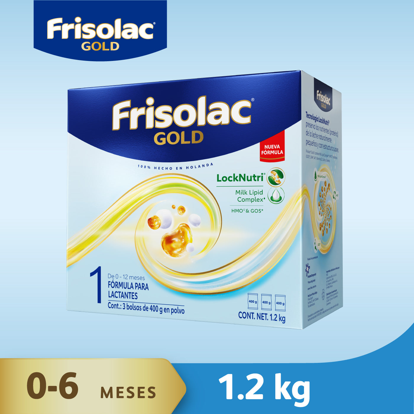 Frisolac Gold 1 (0-6 Meses) Caja C/ 1.2 Kg