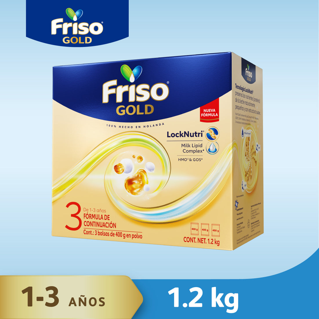 Friso Gold 3 (1-3 Años) Caja 1.2 Kg | Tienda Friso