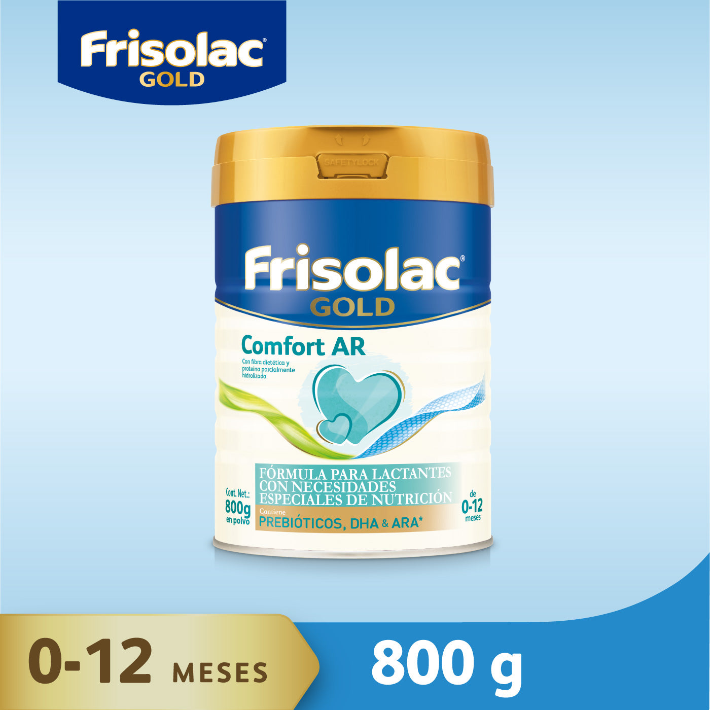 Frisolac Gold Comfort A R (0-12 Meses) Lata C/ 800 Gr