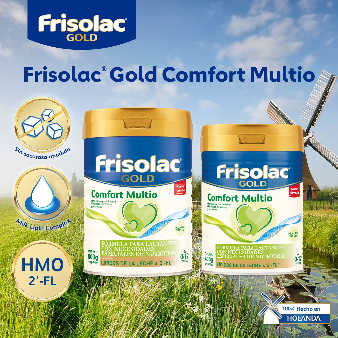Frisolac Gold Comfort Multio (0-12 Meses) Pack C/ 1.2 Kg