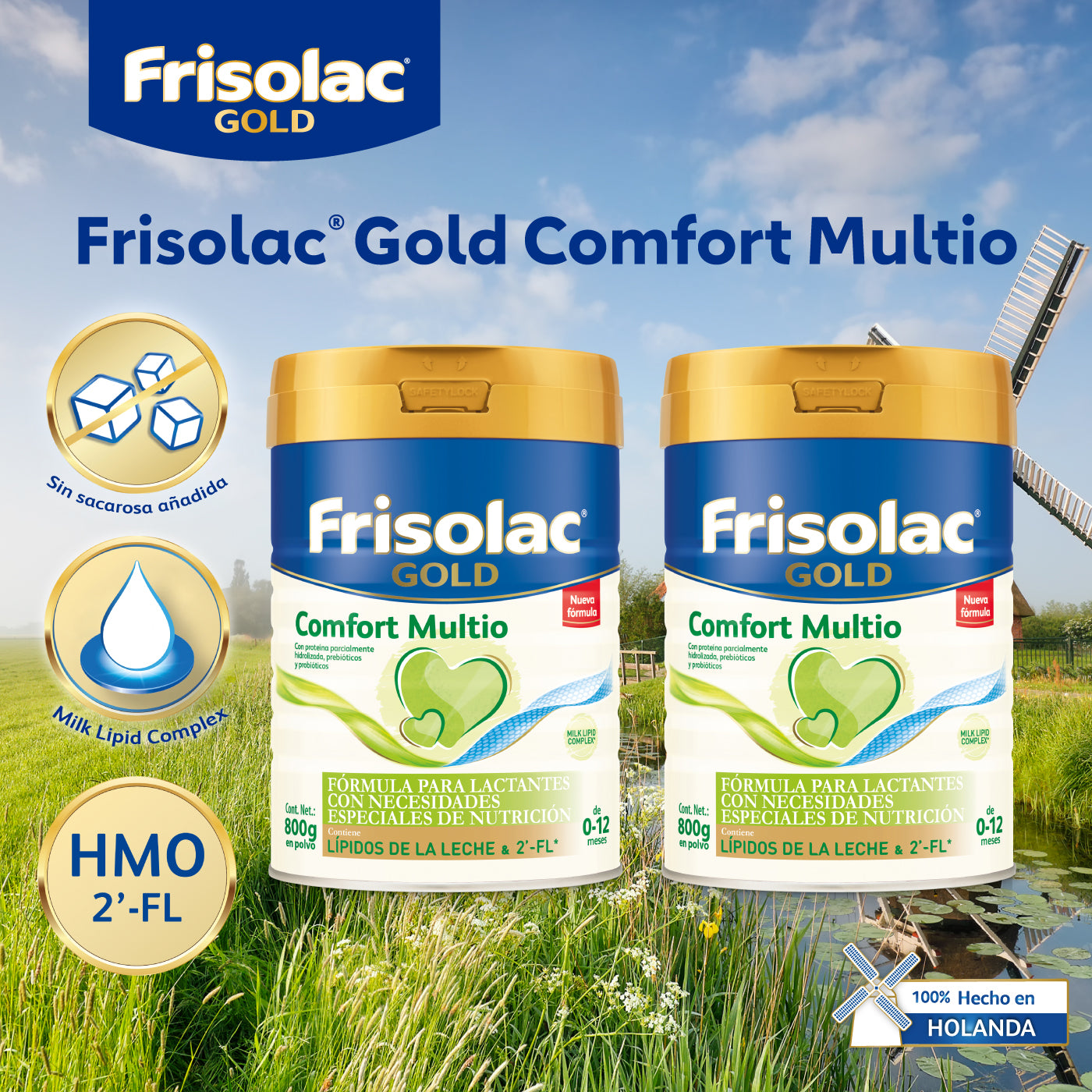 Frisolac Gold Comfort Multio (0-12 Meses) Pack C/ 1.6 Kg