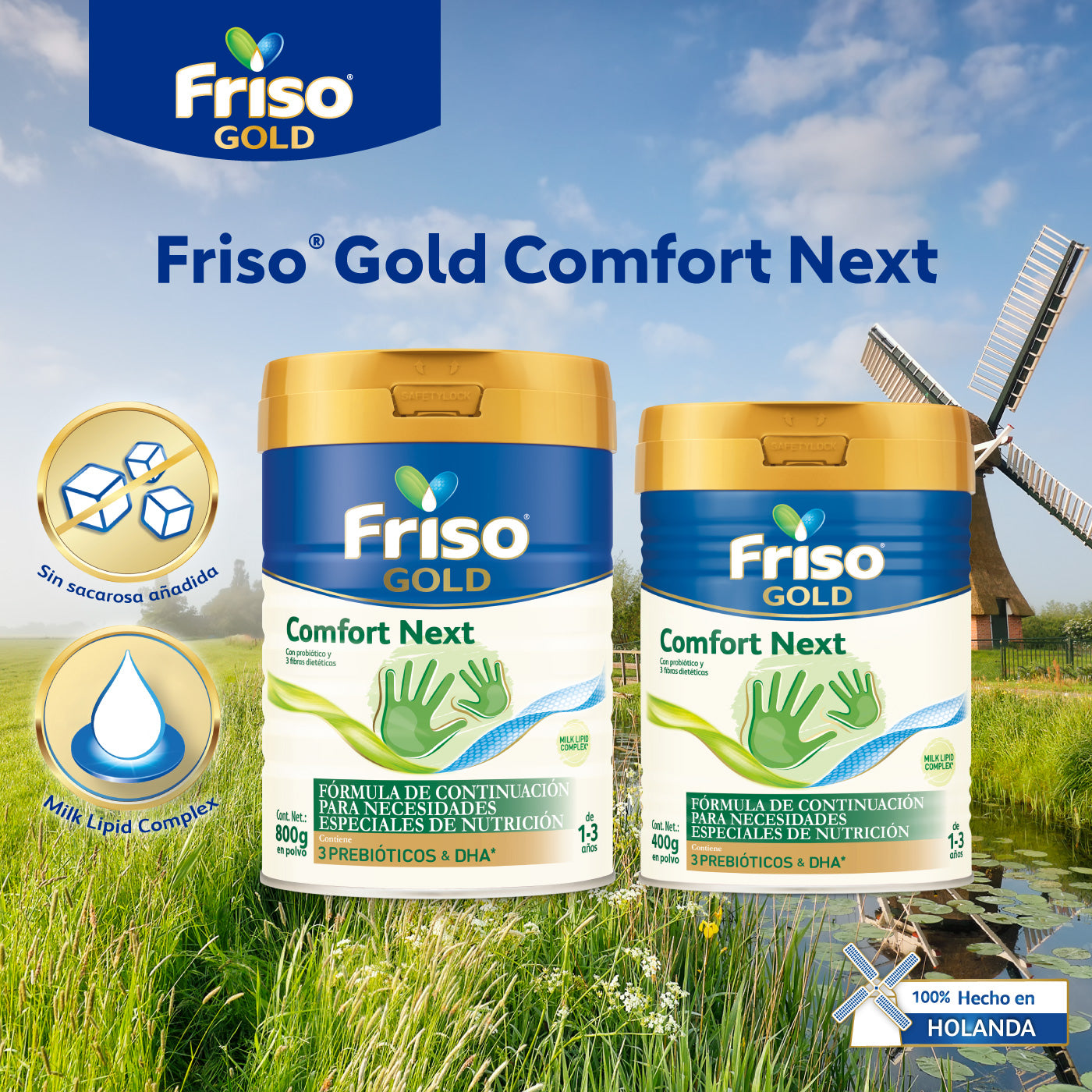 Friso Gold Comfort Next (1 A 3 Años) Pack C/ 1.2 Kg