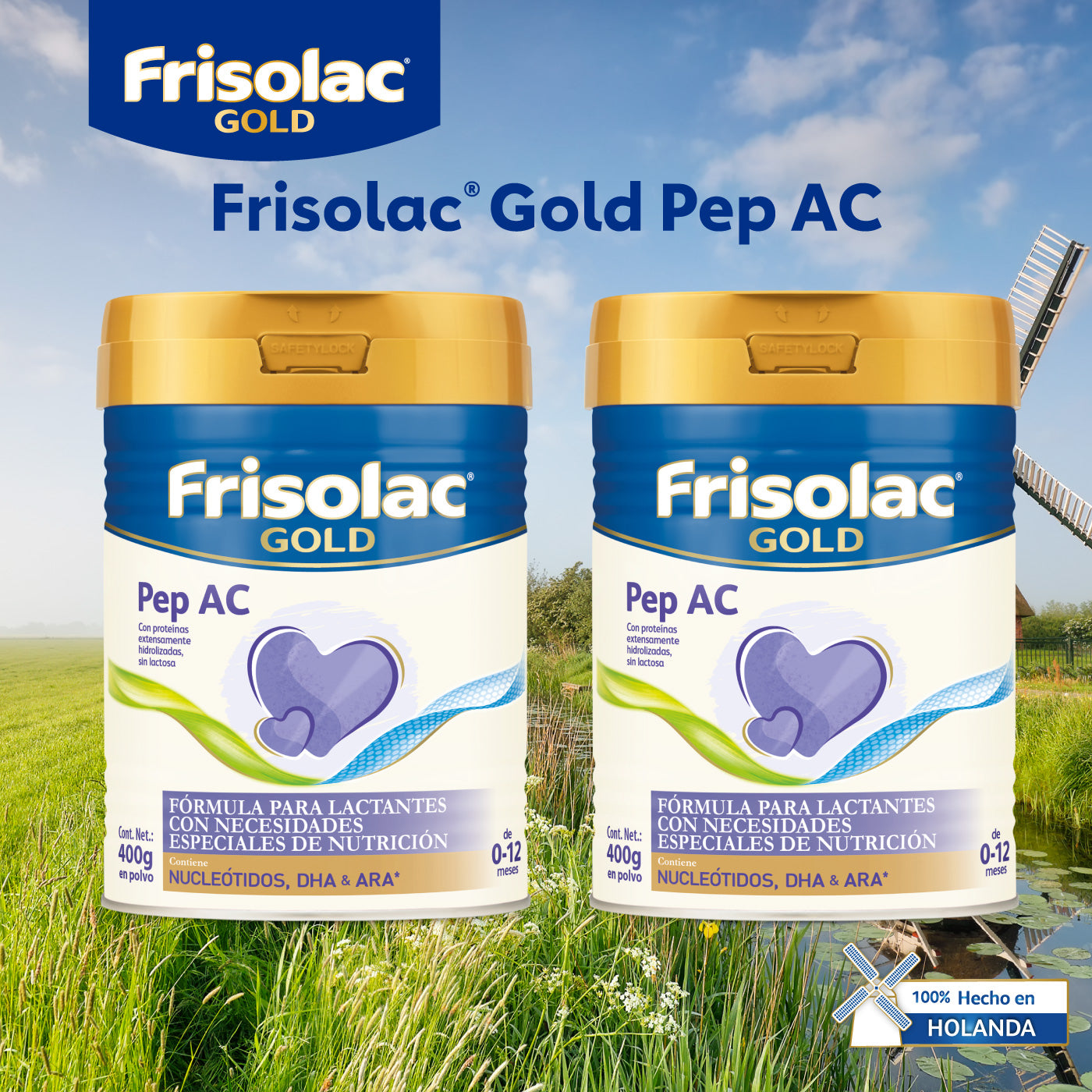 Frisolac Gold Pep A C (0 A 12 Meses) Pack Con 800 Gr