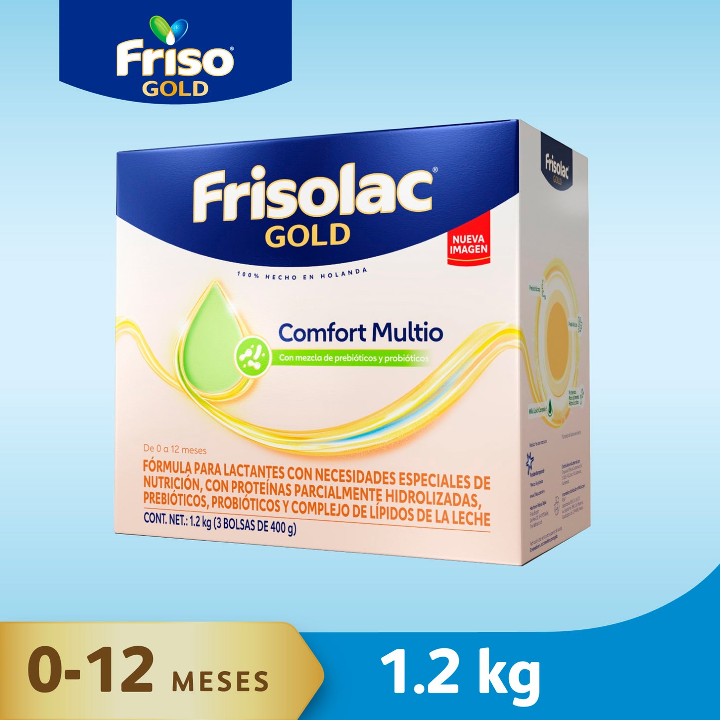 Frisolac Gold Comfort Multio (0-12 Meses) Caja 1.2kg