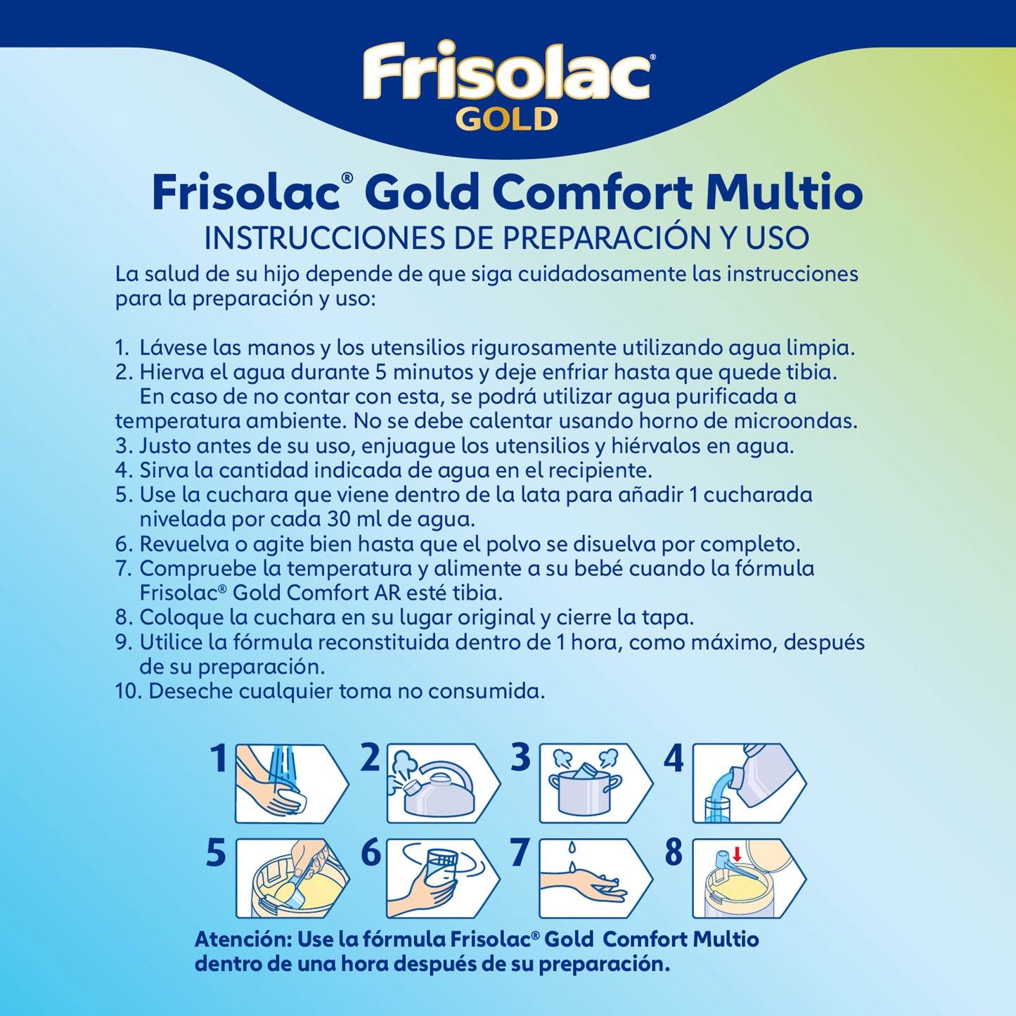Frisolac Gold Comfort Multio (0-12 Meses) Caja 1.2kg