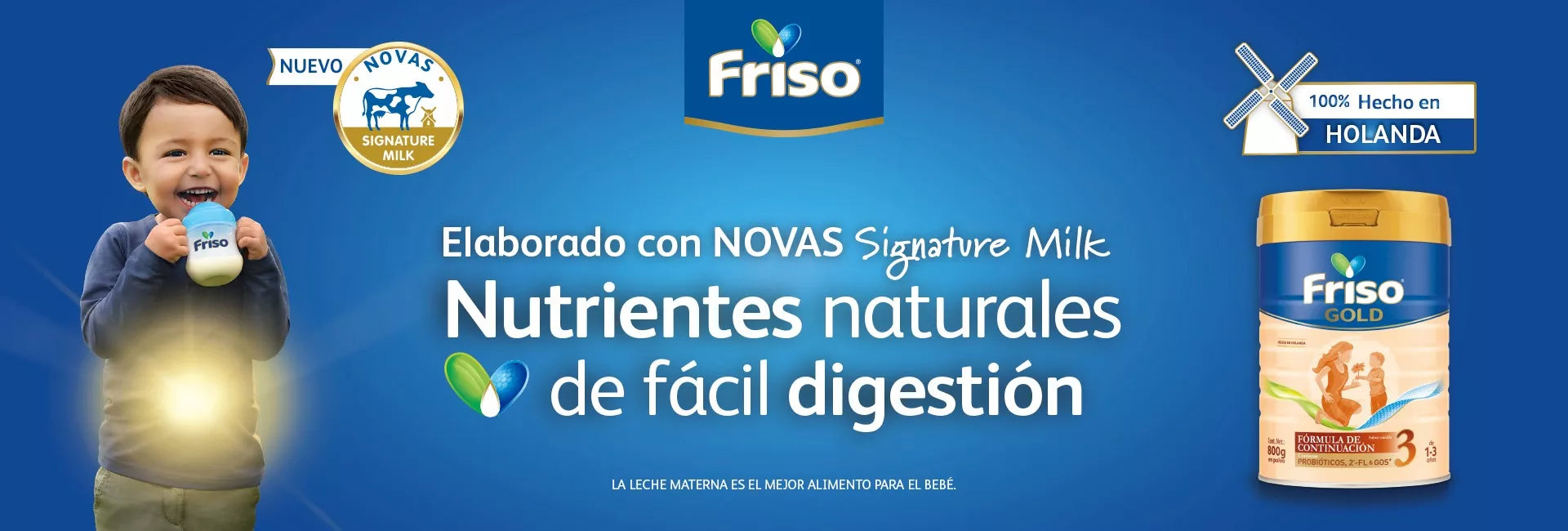 Elaborado con NOVAS Signature milk, Nutrientes naturales de fácil digestion